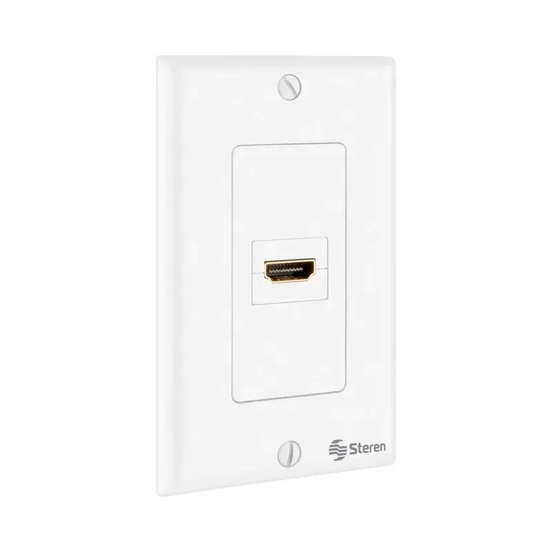 Placa de pared con conector HDMI hembra (jack) Steren 200-255