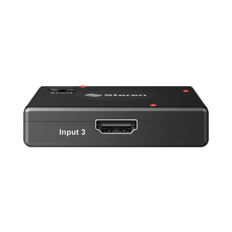 Selector HDMI* semi automático de 3 entradas Steren 200-383