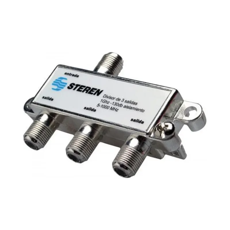 Divisor de 3 salidas a 75 Ohms, 1 GHz Steren 202-203 E01