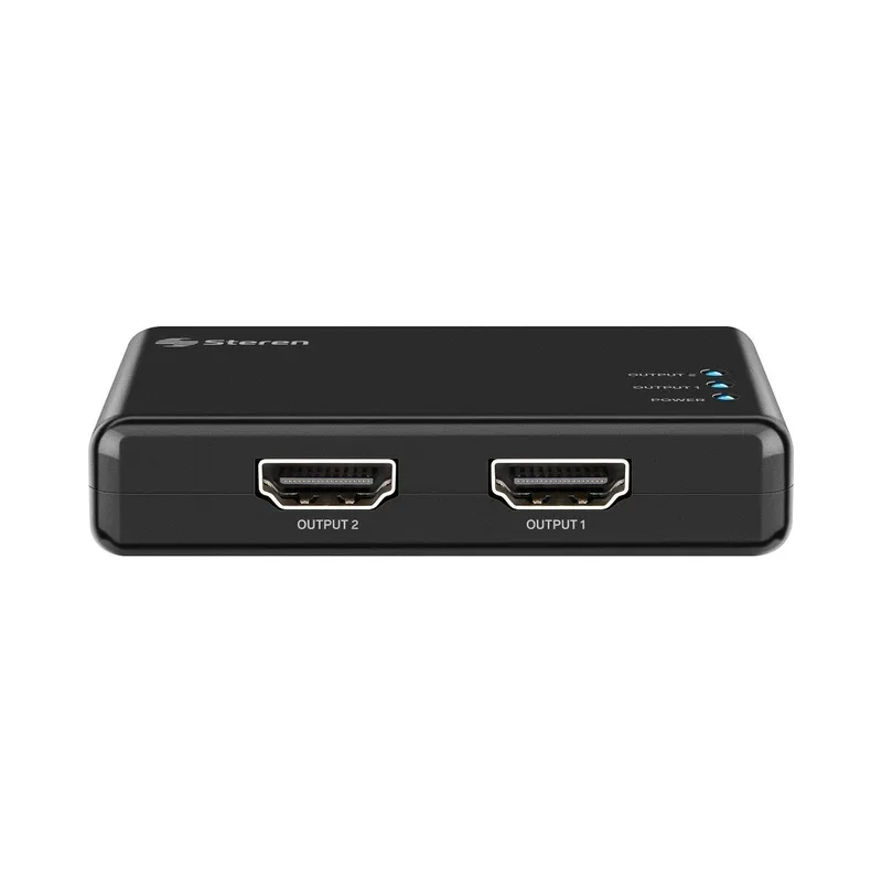 Splitter con amplificador HDMI Full HD de 2 salidas Steren BOS-302
