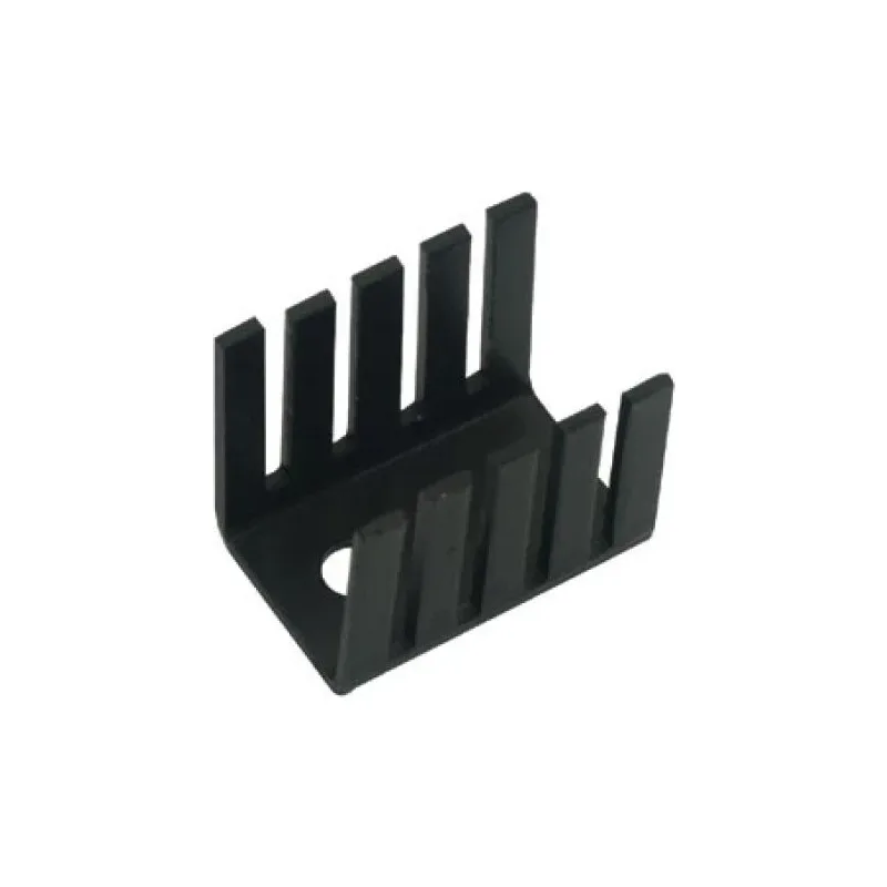 Disipador electrónico de 10 aletas para TO-220 de 20x13x16 mm Steren TO-218