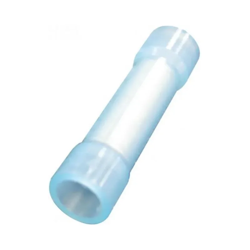 Terminal de empalme de latón, hembra, con forro azul claro Steren TCAB-1/4L