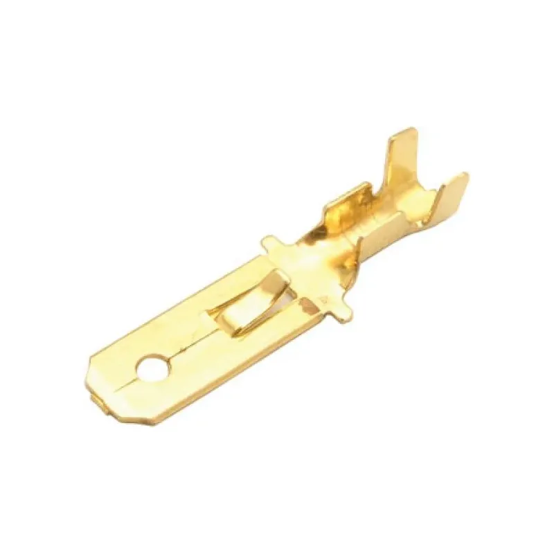 Terminal de latón tipo faston, macho, desnuda Steren TE-1/4L