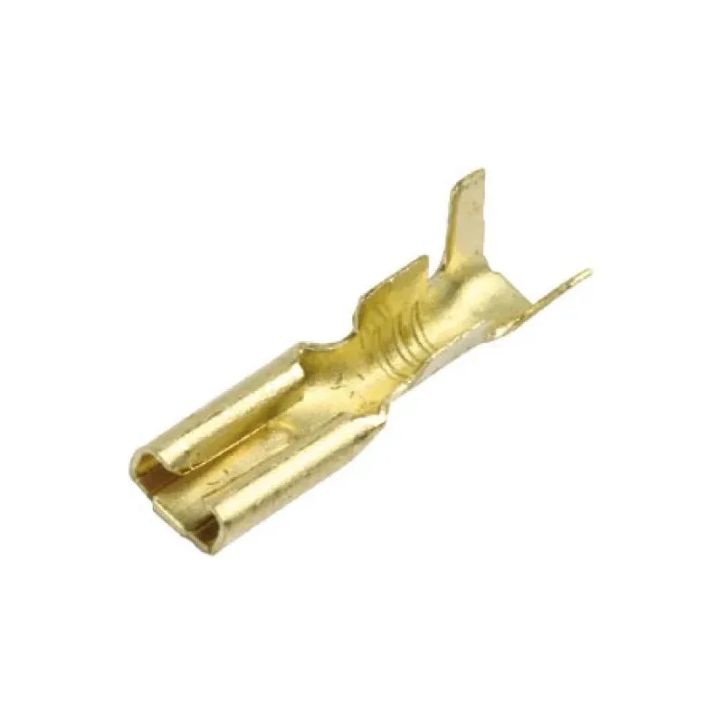 Terminal de latón tipo faston, hembra, desnuda, de 1/8 de pulgada Steren TF-1/8L