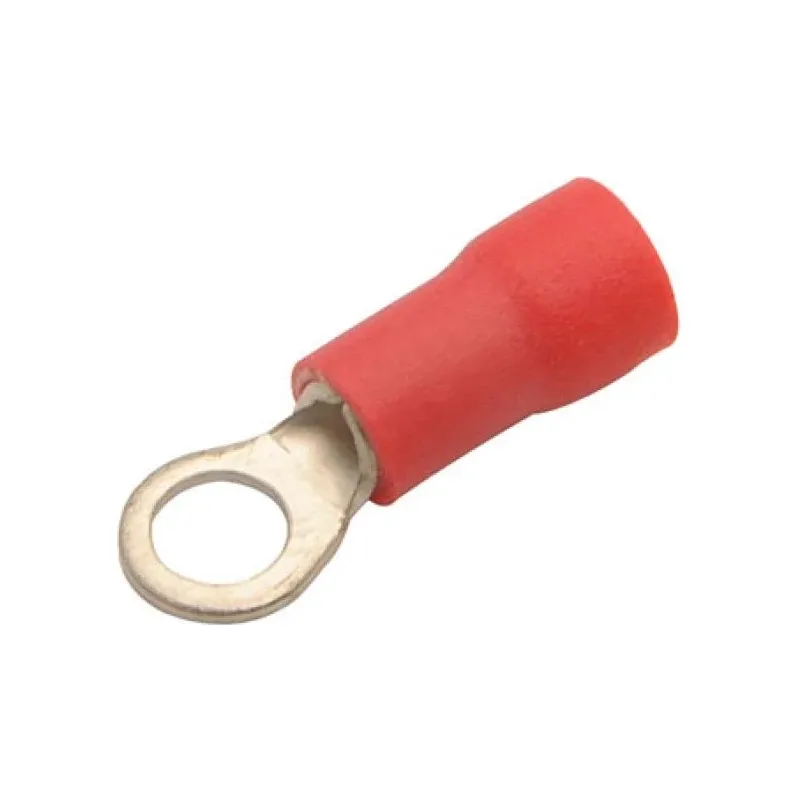Terminal de latón, de ojillo, con forro Steren TOA-1/8L