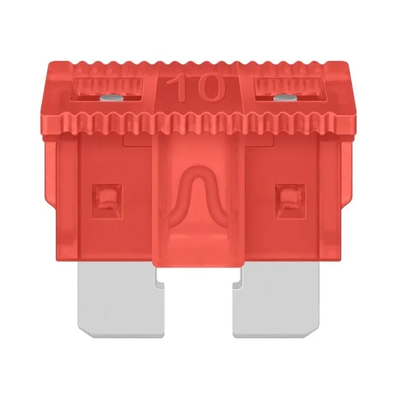 Fusible automotriz de 32 Vcc 10 A, rojo Steren FA 10