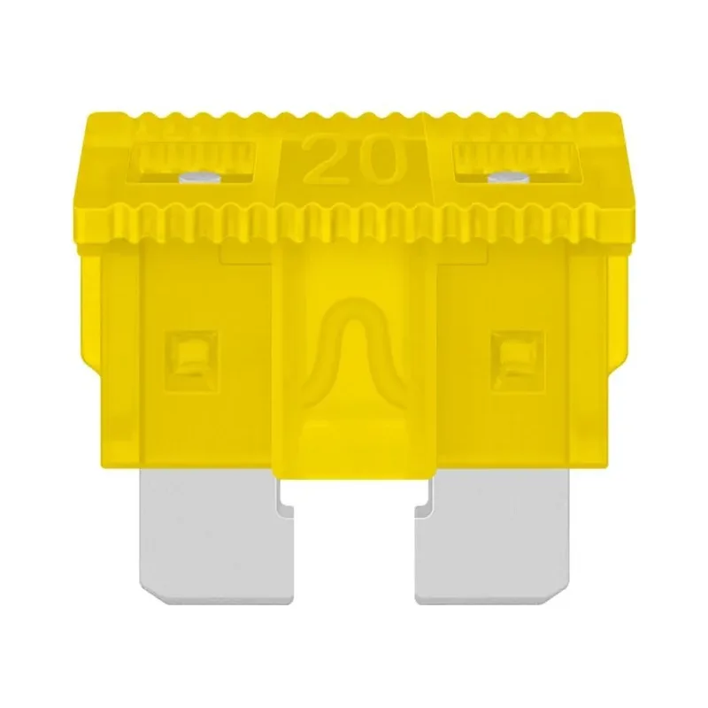Fusible automotriz de 32 Vcc 20 A, amarillo Steren FA 20