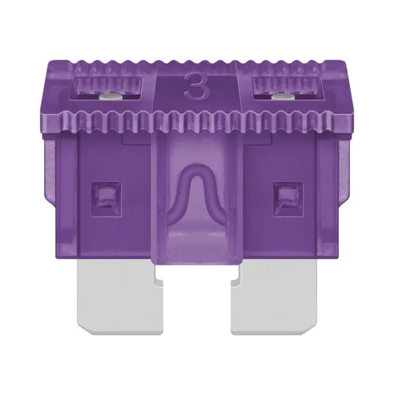 Fusible automotriz de 32 Vcc 3 A, violeta Steren FA 3
