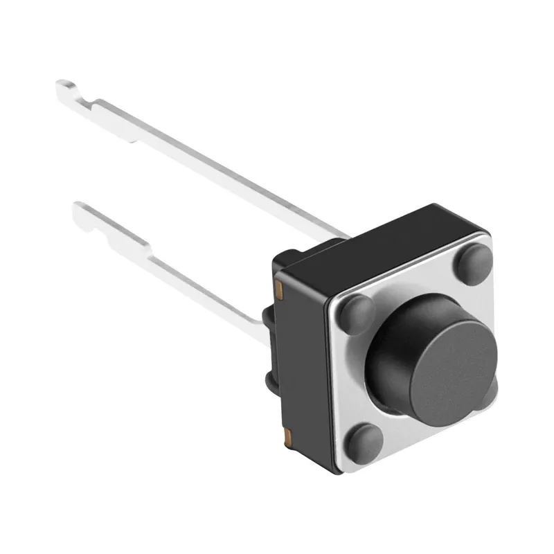 Micro switch de push con 2 terminales larga y vástago corto Steren AU-1012L