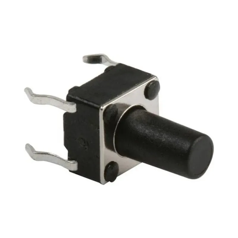 Micro switch, de push, con 4 terminales y vástago largo Steren AU-101L