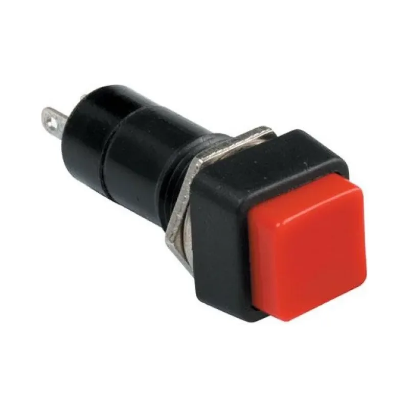Switch de push, de boton cuadrado, normalmente cerrado Steren AU-106