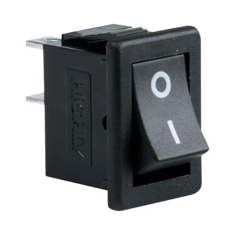 Switch miniatura, de balancín, de 1 polo, 1 tiro, 2 posiciones Steren BTS-09