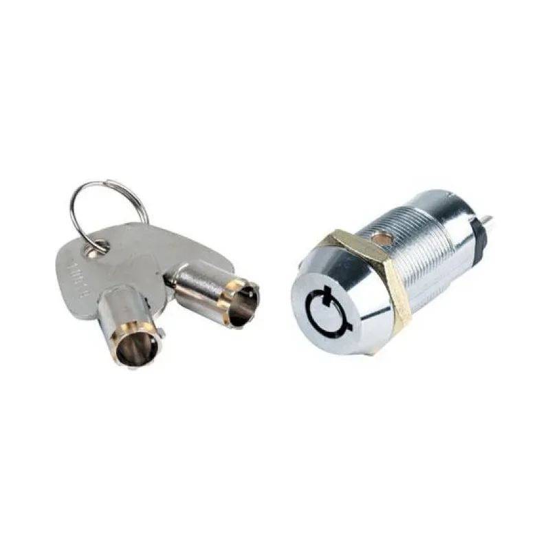 Switch ON-OFF, de 15 Amperes, con llave redonda Steren LS-09