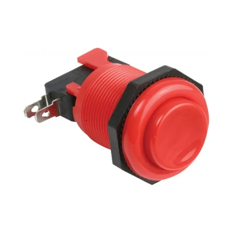 Micro switch con botón rojo, para videojuegos o alarmas Steren VAQ-7R R