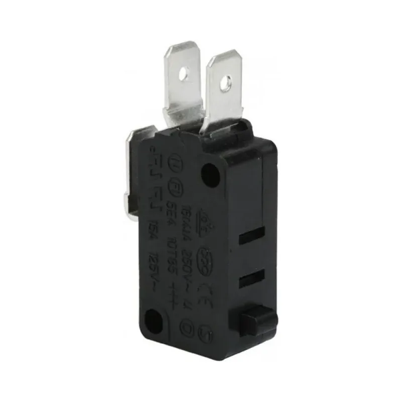 Micro switch con botón negro, de 15 A Steren VL-15