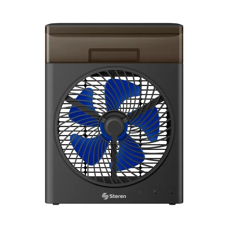 Ventilador personal con rociador y batería recargable Steren AIR-750