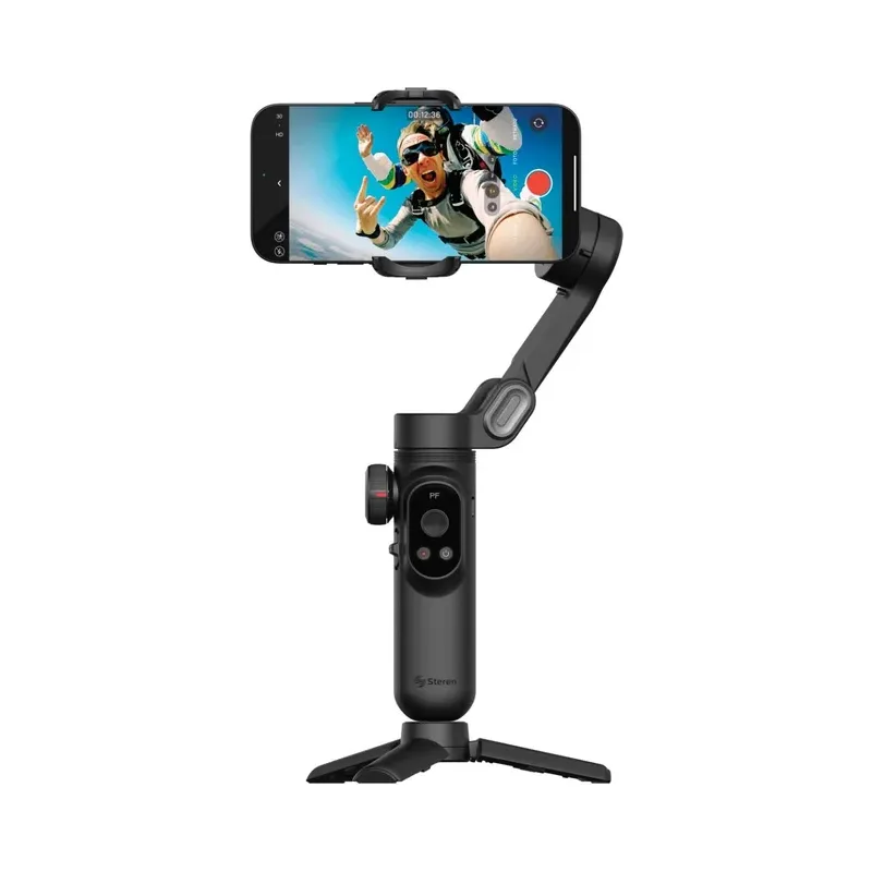 Estabilizador (Gimbal) de 3 ejes, con Bluetooth y app Steren GMB-3000