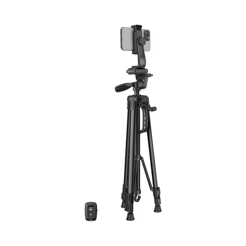 Tripié universal largo de aluminio con soporte para celular Steren MOV-038