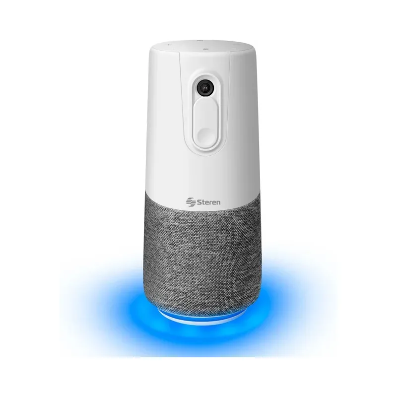 Webcam USB Full HD con micrófonos omnidireccionales y altavoz, para conferencias Steren COM-1200