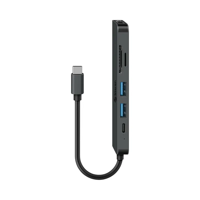 Estación de conexión USB C 6 en 1 Steren USB-4740