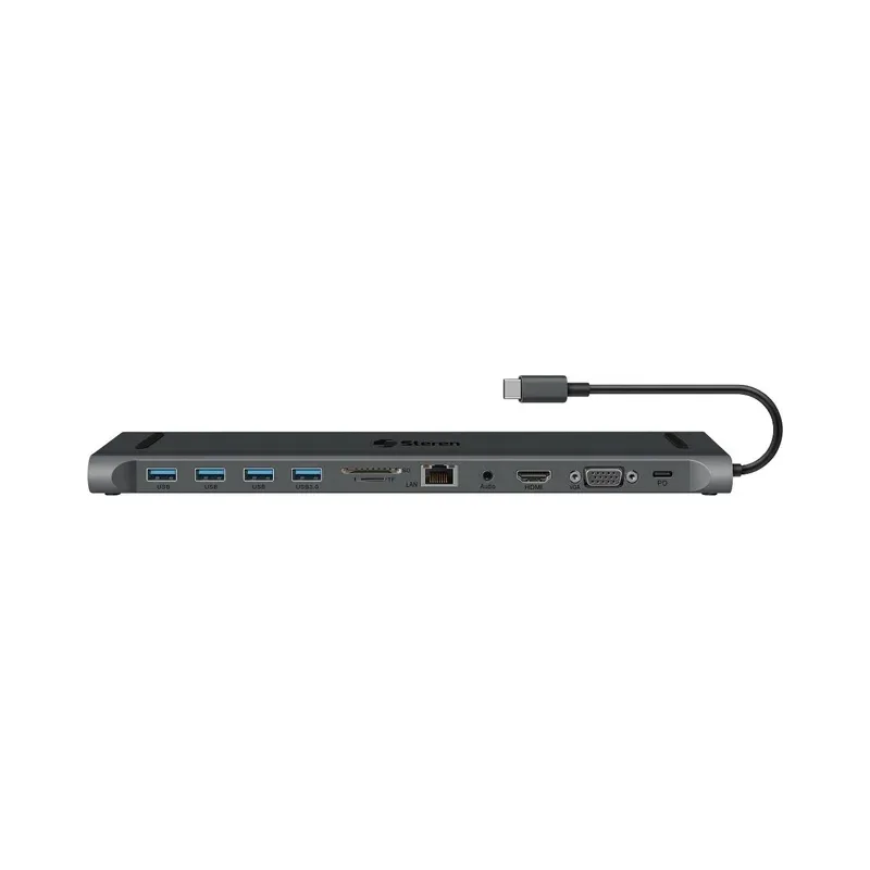 Estación de conexión USB C 11 en 1 Steren COM-4750
