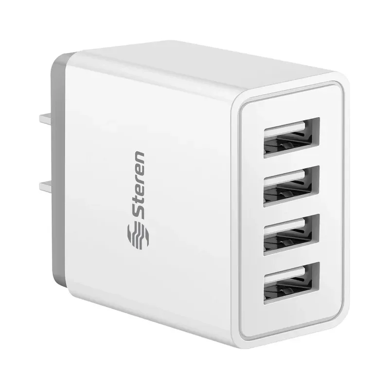 Cargador USB express cuádruple Steren ELI-714