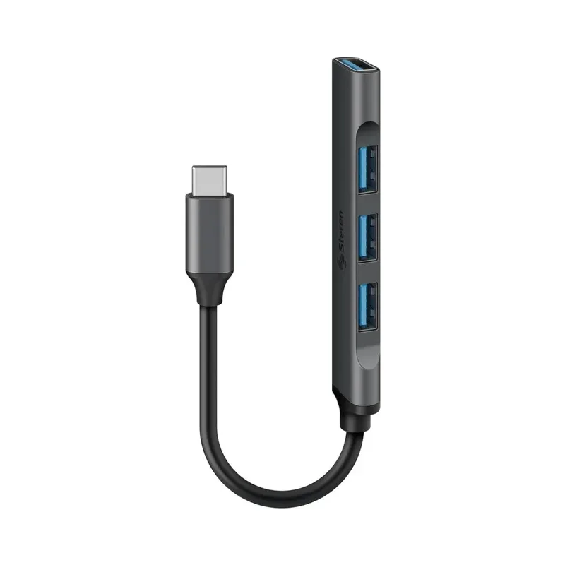 HUB USB C a 3 puertos USB 2.0 / 1 puerto USB 3.0 Steren USB-5262