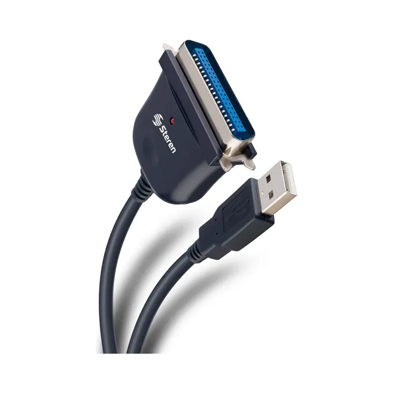 Adaptador USB a paralelo (Centronics) de 36 pines, de 1,8 m Steren USB-PAR