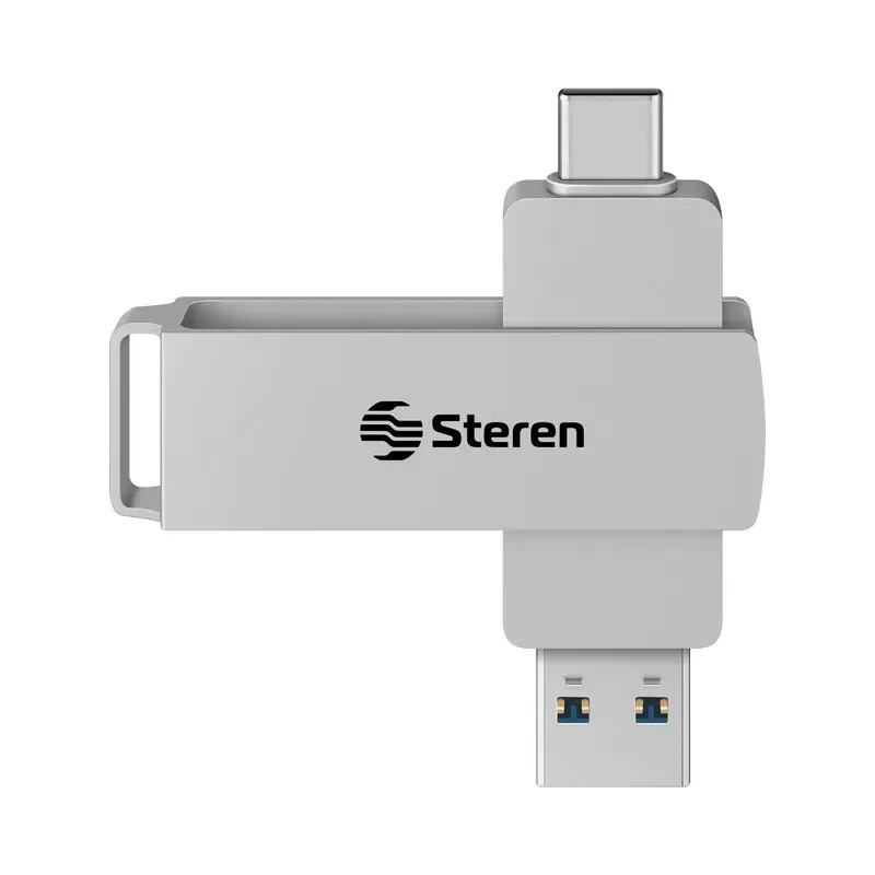 Memoria USB Dual, tipo C y A, de 32 GB Steren MFD-032/DUAL