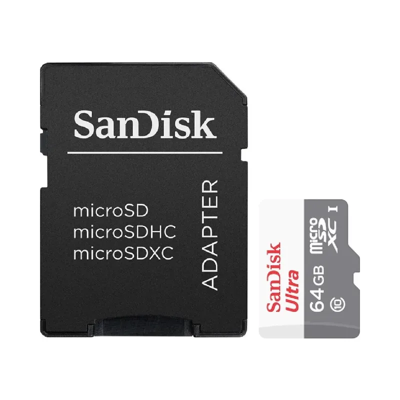 Memoria microSD XC de 064 GB, clase 10 SanDisk* Steren MSD-064-SD