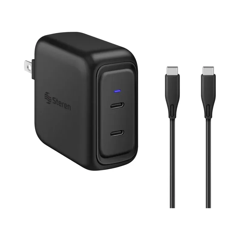 Cargador GaN USB C PD 100 W Steren ELI-7100