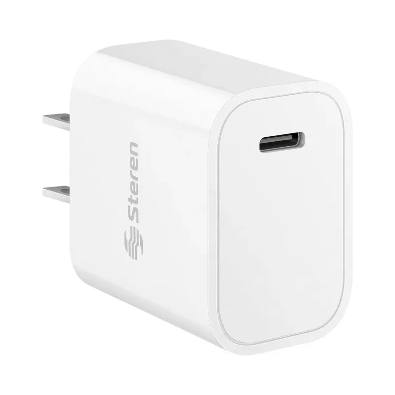 Cargador USB C Power Delivery 20 W Steren ELI-755
