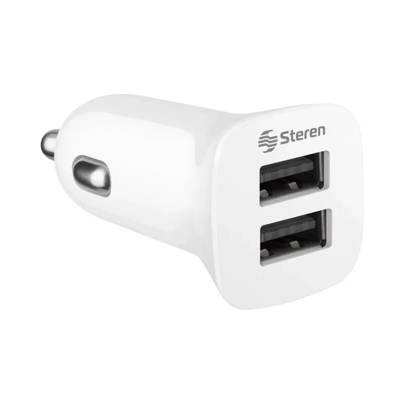 Cargador USB express doble para auto Steren ELI-862