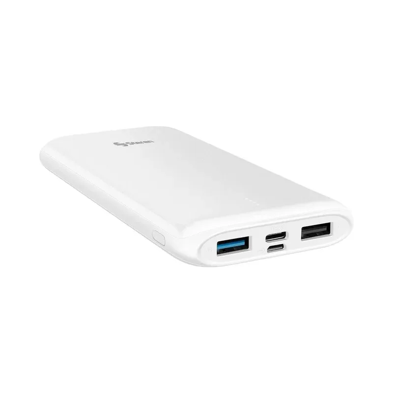 Power Bank de 10,000 mAh con QC y PD, 2 salidas USB y 1 USB C Steren MOV-1000