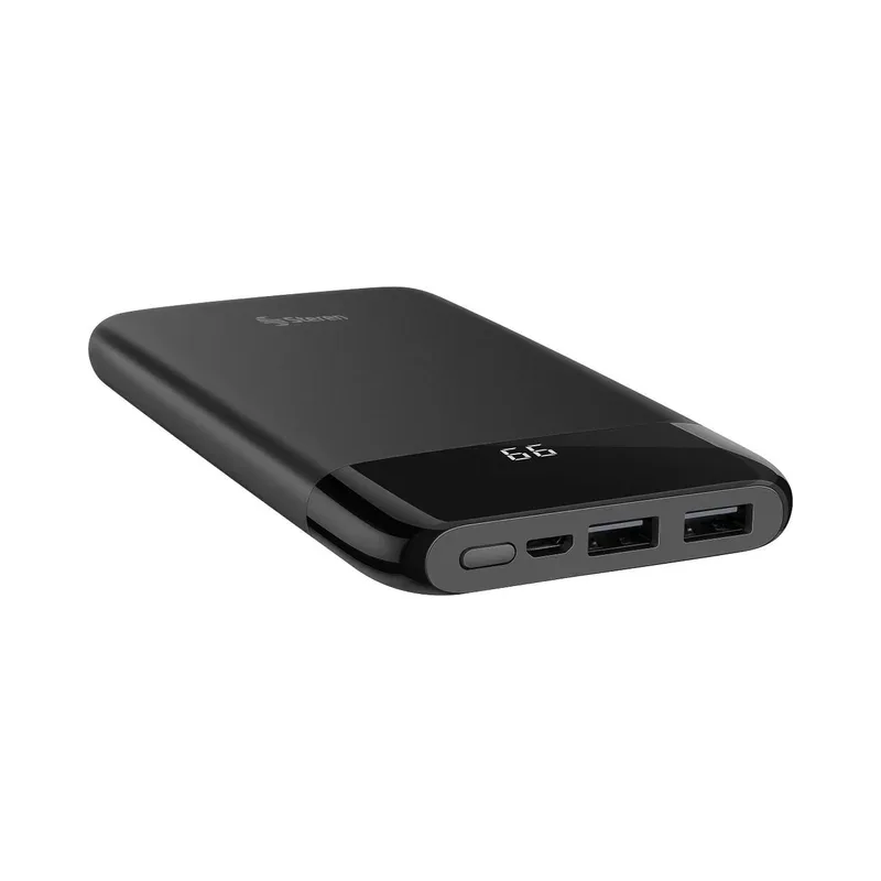 Power Bank de 8,000 mAh con 2 salidas USB y Anuncio luminoso Steren MOV-1085