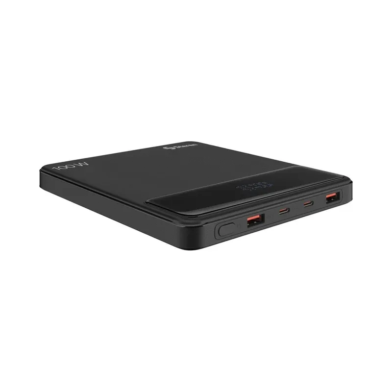 Power Bank de 20,000 mAh PD 100 W / QC 30 W con 2 salidas USB C y 2 salidas USB Steren PB-100-20AH