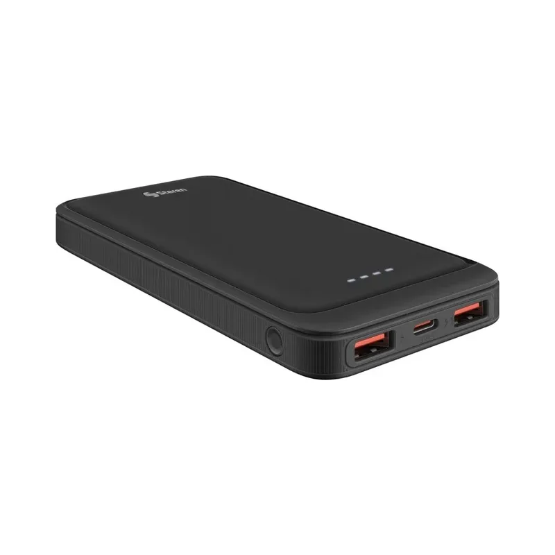 Power Bank de 10,000 mAh, PD de 20 W / QC de 18 W, con 1 salida USB-C y 2 salidas USB Steren PB-S010