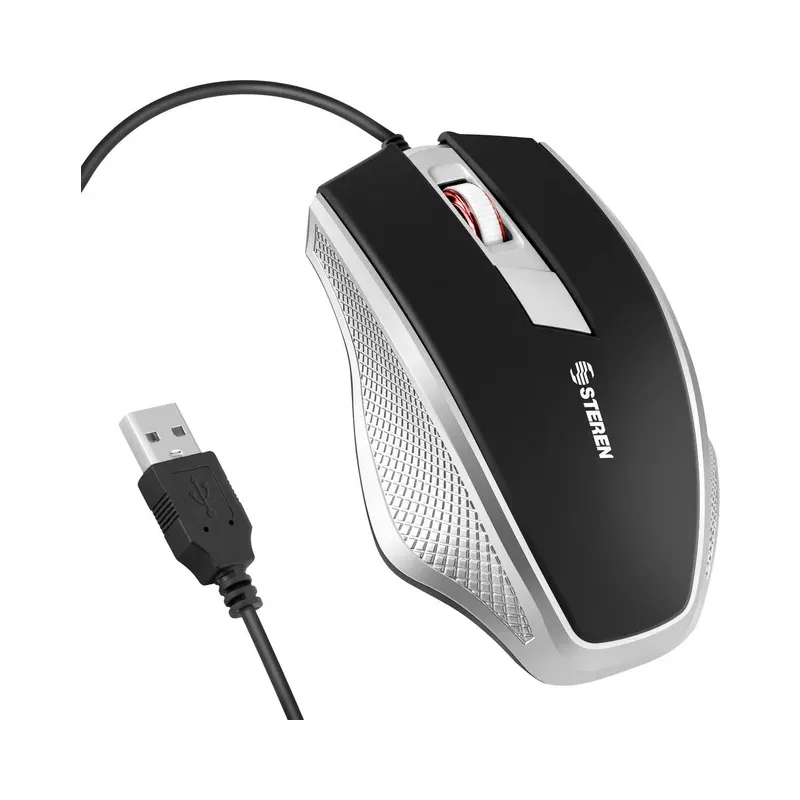Mouse USB 800 DPI ergonómico Steren COM-535