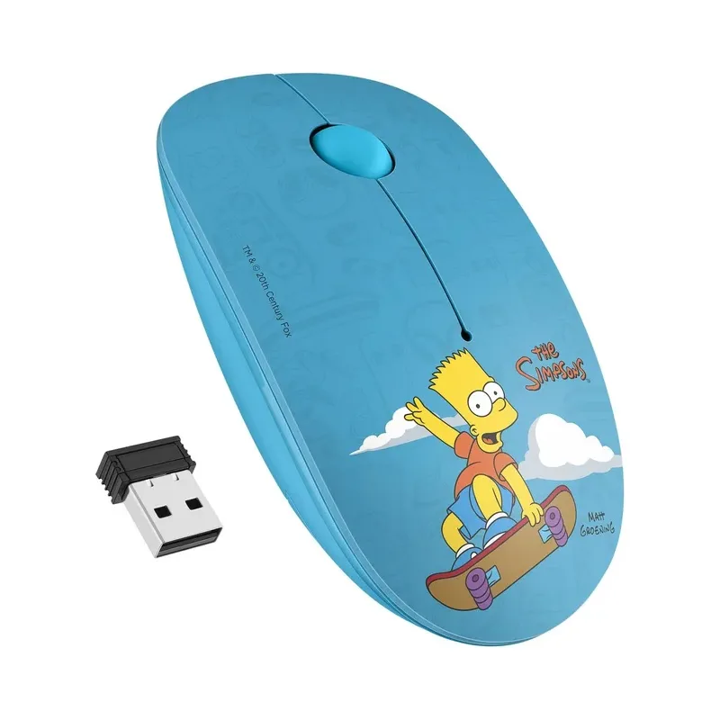 Mouse inalámbrico 1600 DPI The Simpsons„¢ Steren COM-5711/S