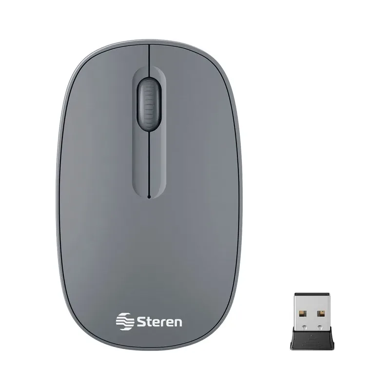 Mouse inalámbrico 1 200 DPI, gris Steren COM-5714GR