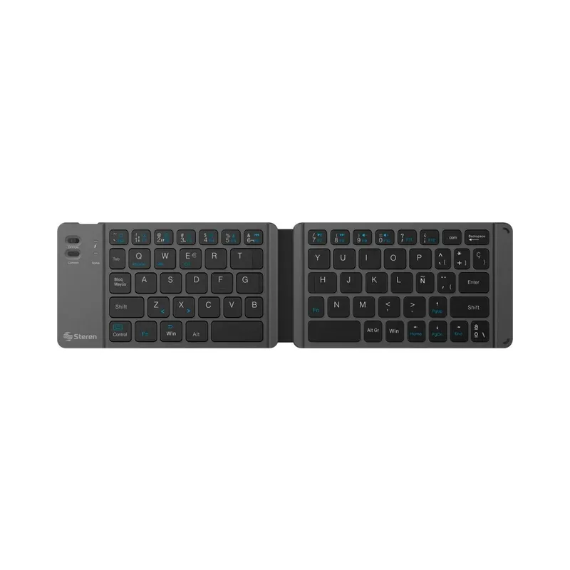Teclado Bluetooth compacto plegable con batería recargable Steren COM-672