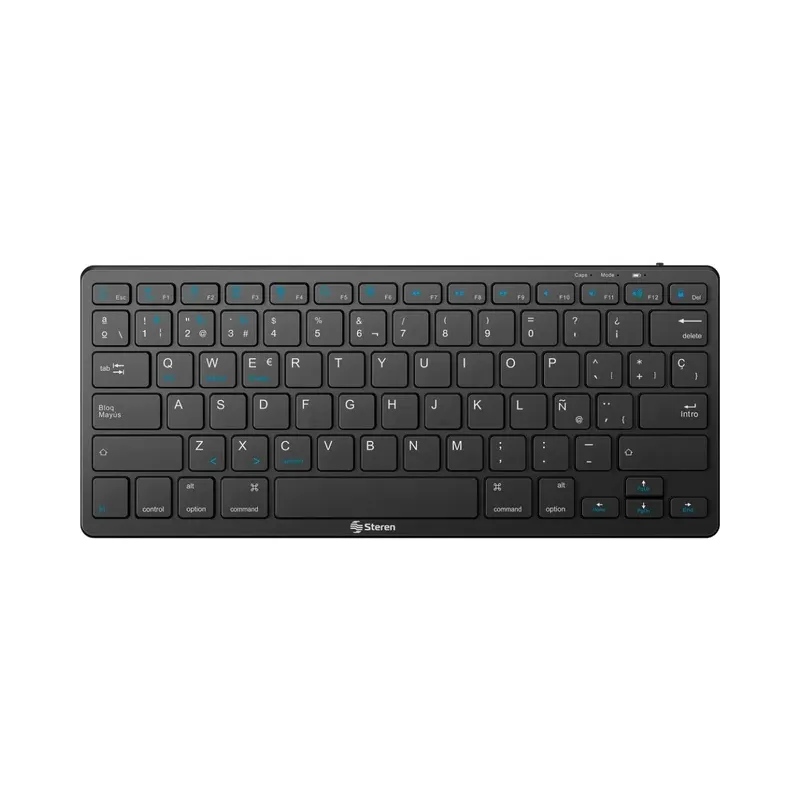 Teclado Bluetooth compacto con batería recargable Steren COM-674