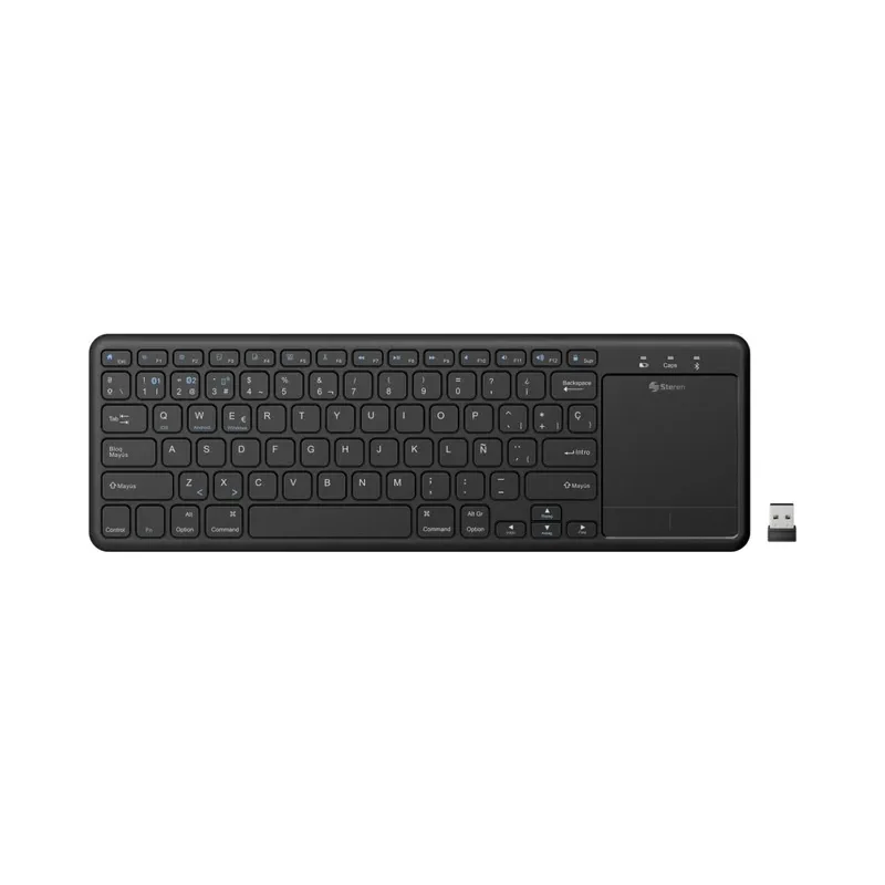 Teclado Bluetooth* / RF con touchpad, multidispositivo Steren COM-684