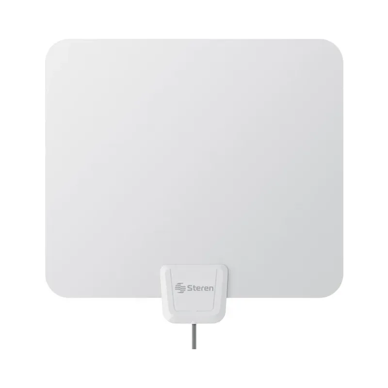 Antena UHF ultra delgada con booster de 25 dB Steren ANT-9025
