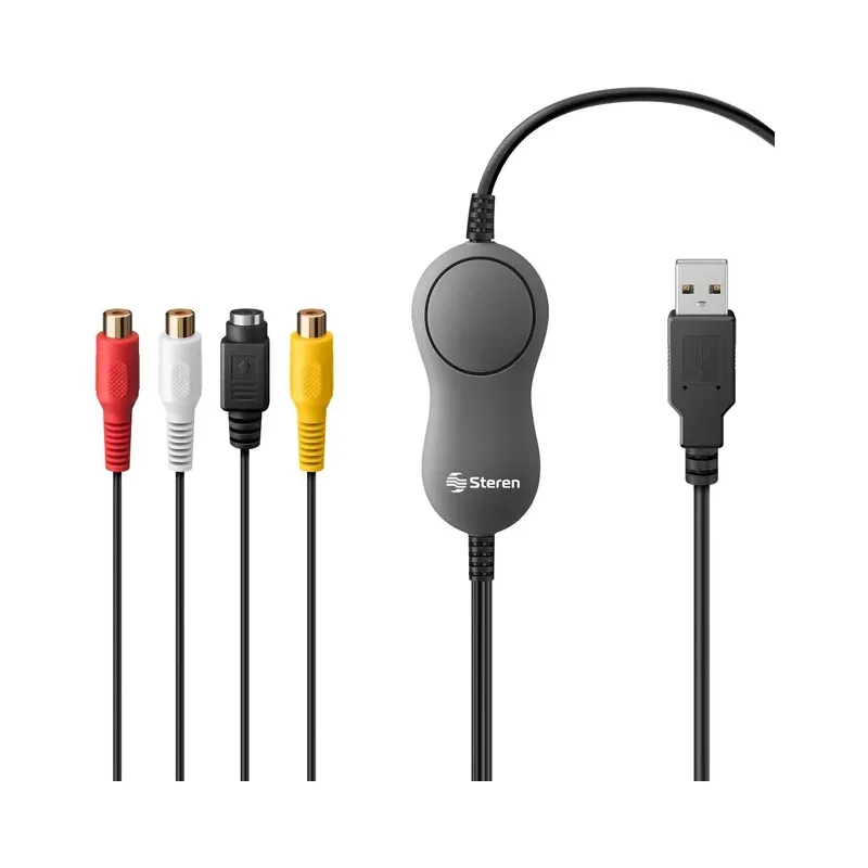 Capturadora de video RCA / S-Video a USB Steren COM-445