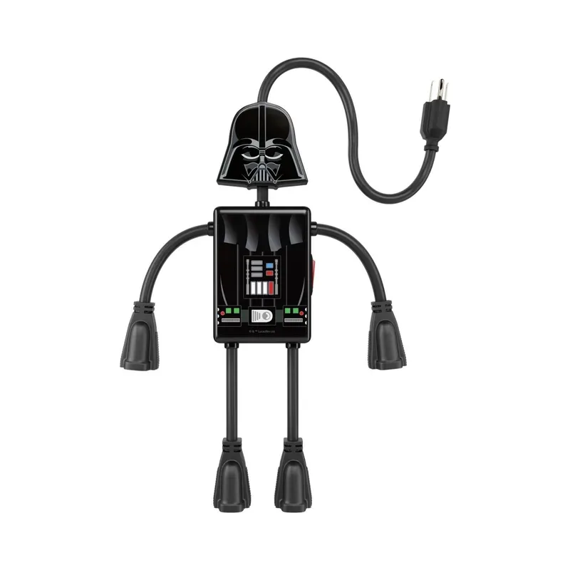 Multicontactos de 4 salidas flexibles con figura de Star Wars™ Steren 905-2000/SW