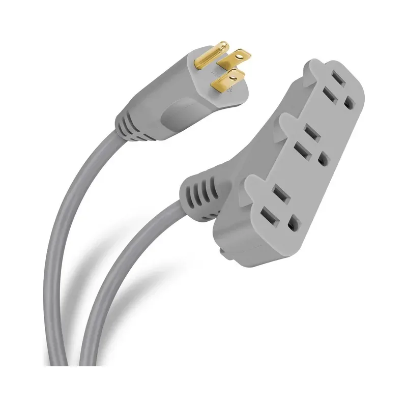 Extensión polarizada de 3 contactos, para uso rudo, de 3 m Steren EXT-3X16-03/PB