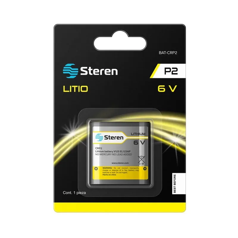 Pila de litio CR-P2 Steren BAT-CRP2