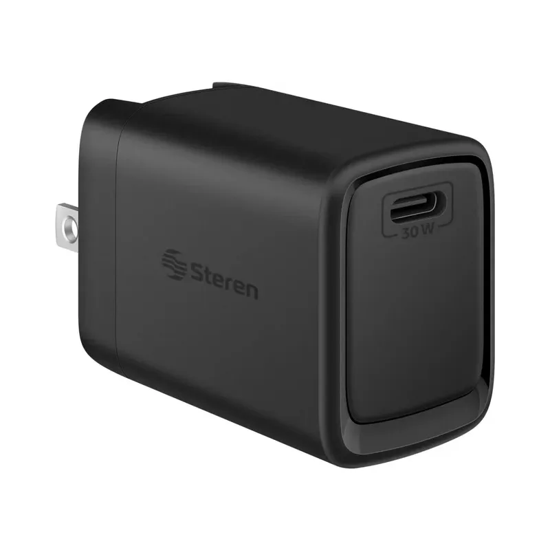 Cargador GaN USB C PD 30 W Steren ELI-7032