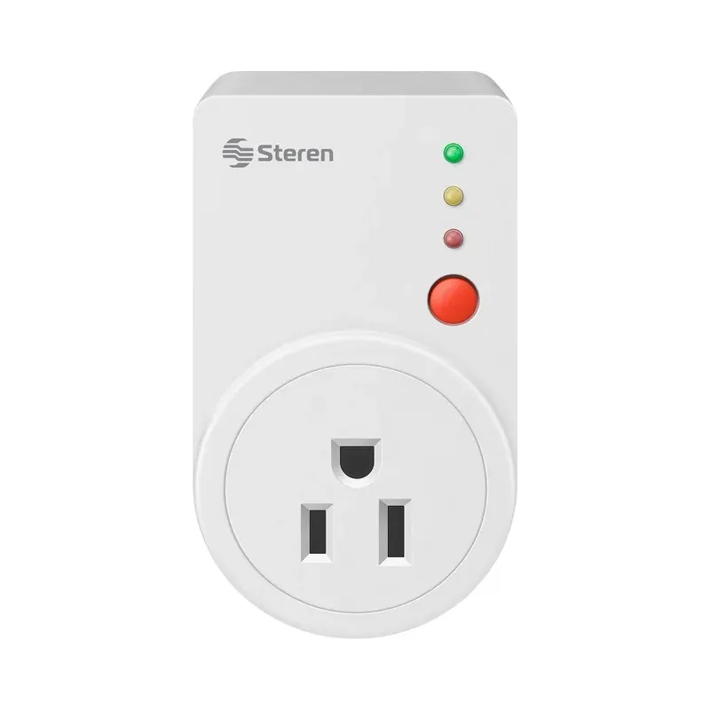 Protector contra variaciones y picos de voltaje de 1 800 W para equipos eléctricos y electrónicos Steren 920-020